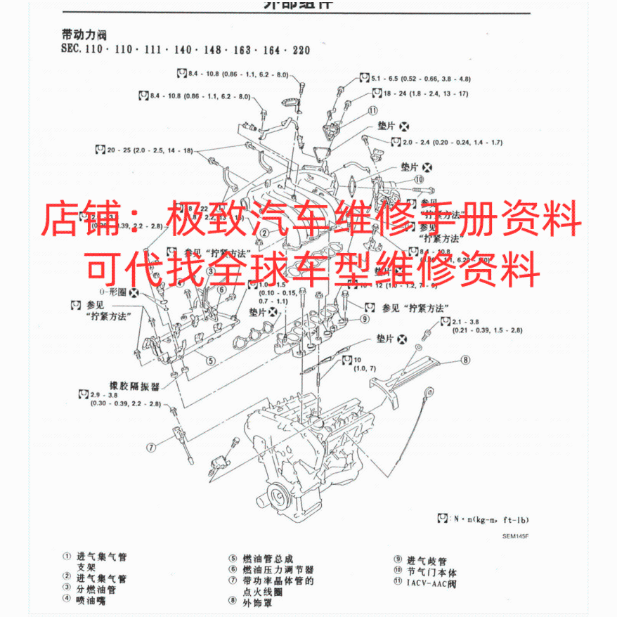 1994-1998年日产风度A32维修手册电路图发动机变速箱拆装正时资料