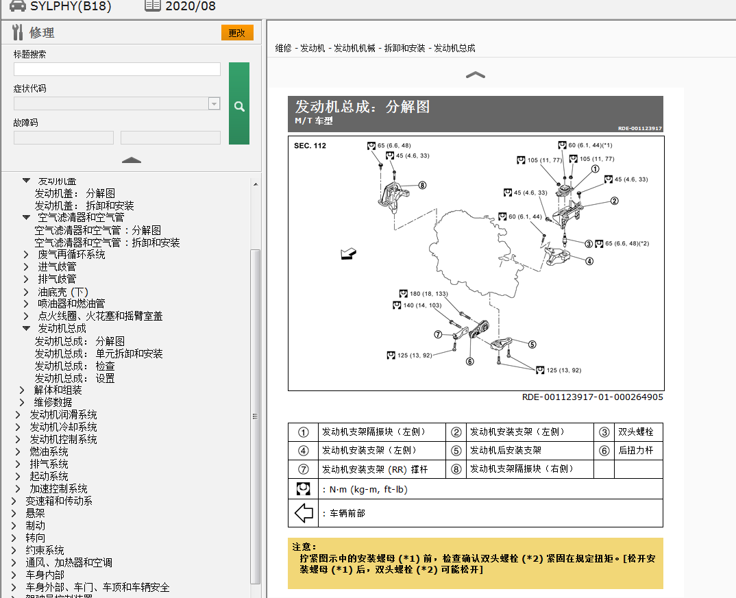 2019年款日产逍客维修手册电路图线资料故障诊断发动机车身拆装