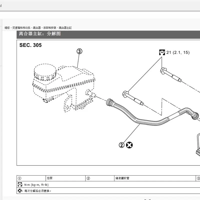 2020年款日产新轩逸B18维修手册电路图大修资料故障诊断保养拆装