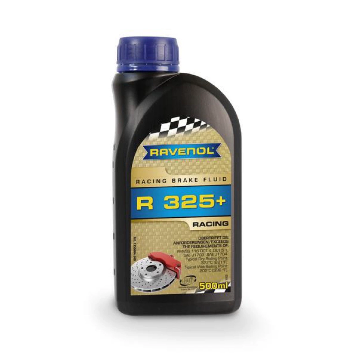 RAVENOL R325+ 500ml汽车刹车油制动液全合成汽车用品竞技型