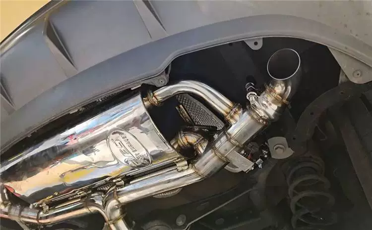 新款奥迪Q3改装RES汽车阀门排气管高流量头段三元催化跑车音声浪