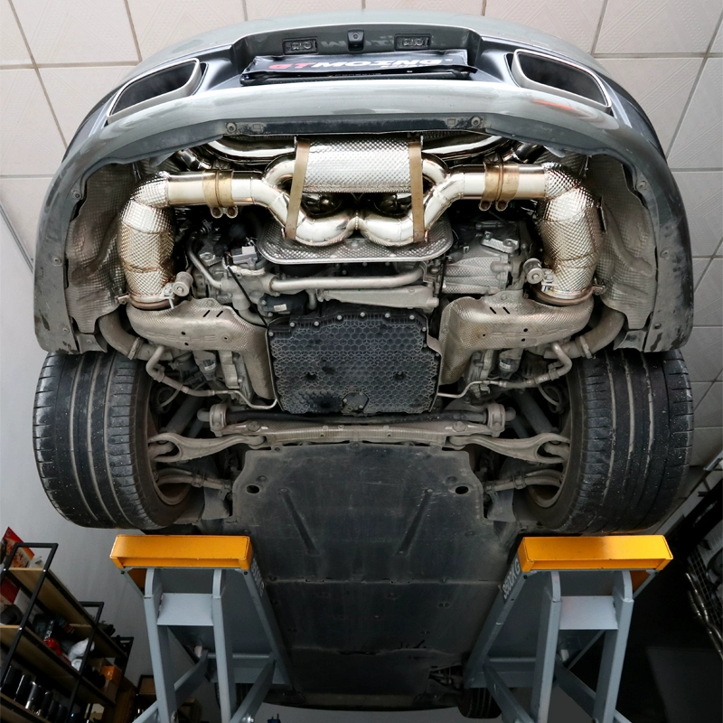 适用保时捷911/991.2/992/997/GT2/GT3RS改装排气管全中尾段阀门