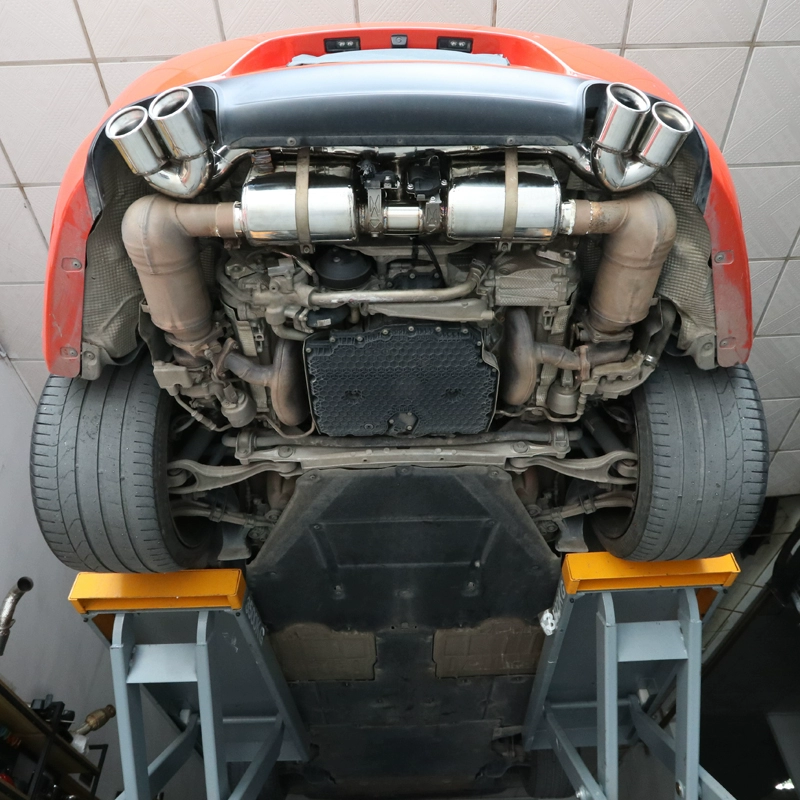 适用保时捷911/991.2/992/997/GT2/GT3RS改装排气管全中尾段阀门